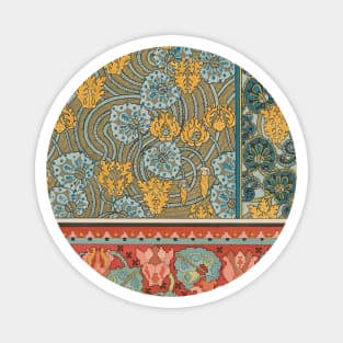 Vintage Flower Design Magnet